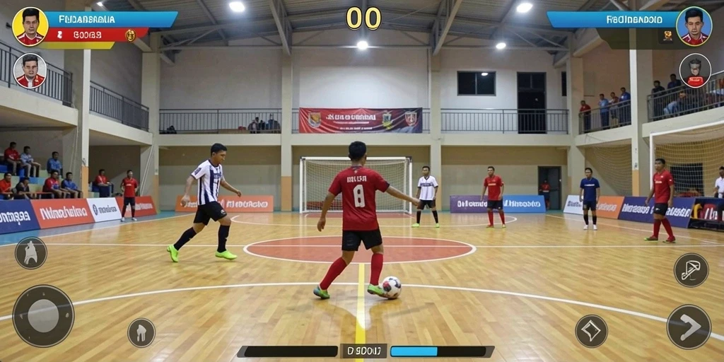 Tangkapan layar menampilkan karakter unik dalam game.