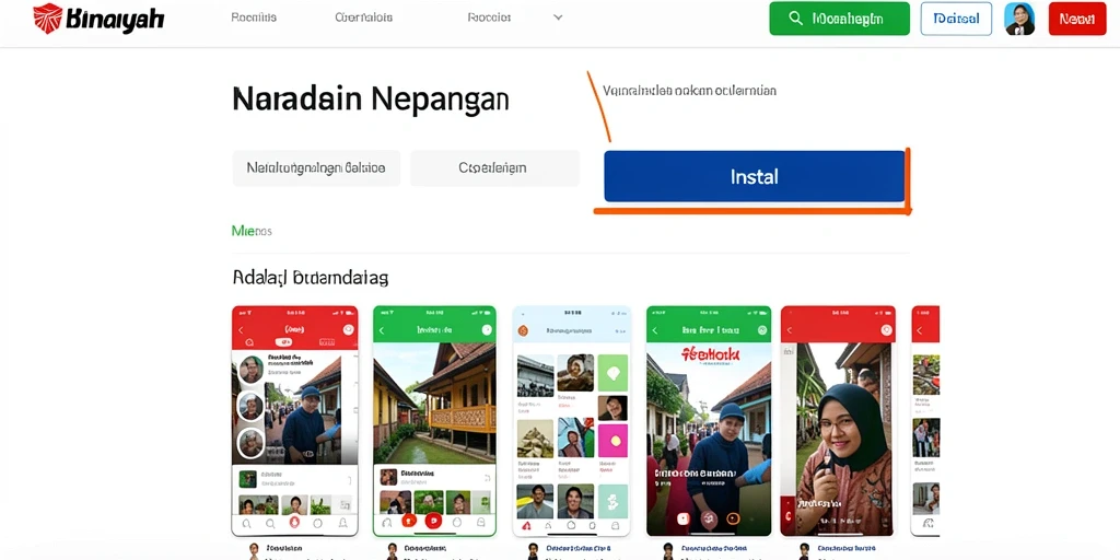 Tampilan antarmuka aplikasi yang menarik dan mudah digunakan.