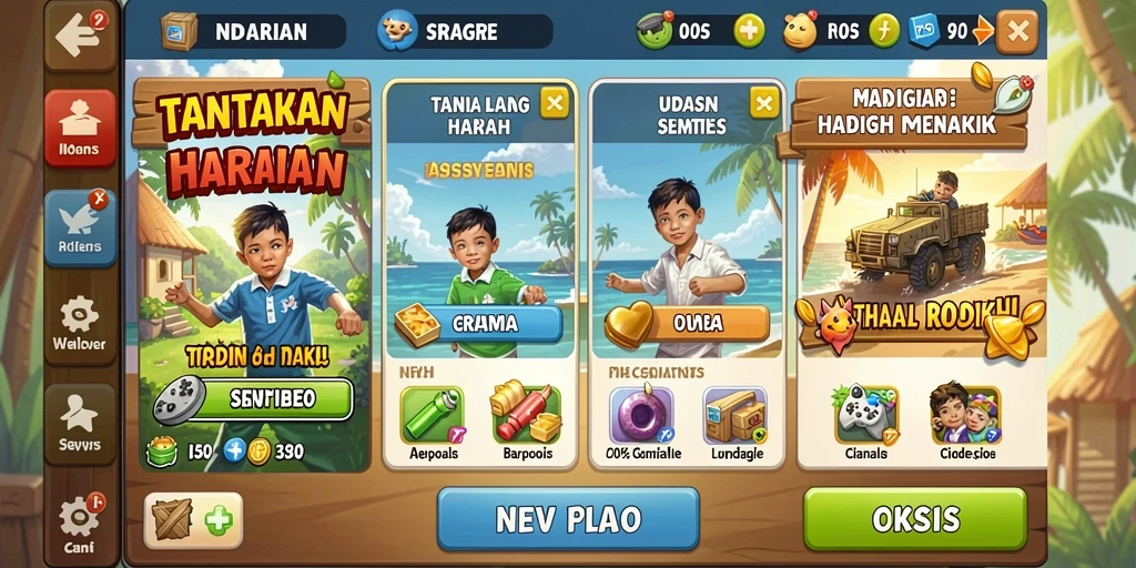 Tampilan antarmuka yang modern dan user-friendly.