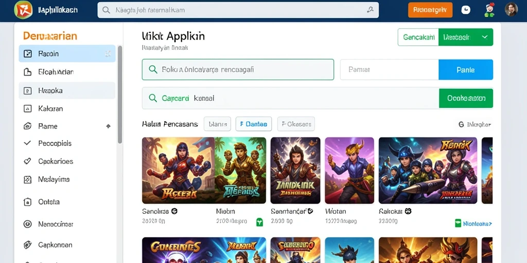Tampilan antarmuka yang user-friendly dan intuitif.