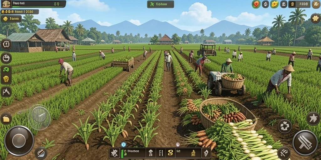 Tampilan menu awal game REMI62 yang menarik.