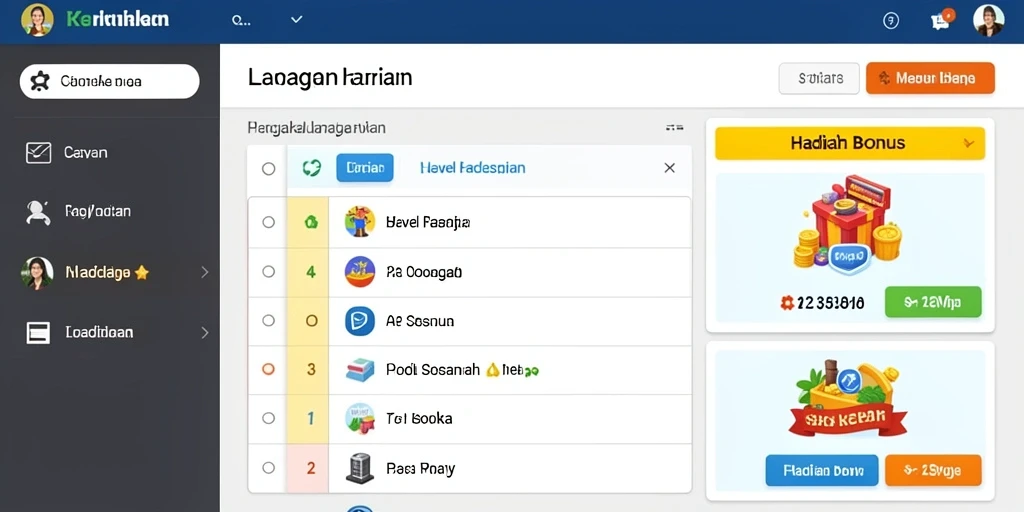 Tampilan antarmuka yang menarik dan user-friendly.