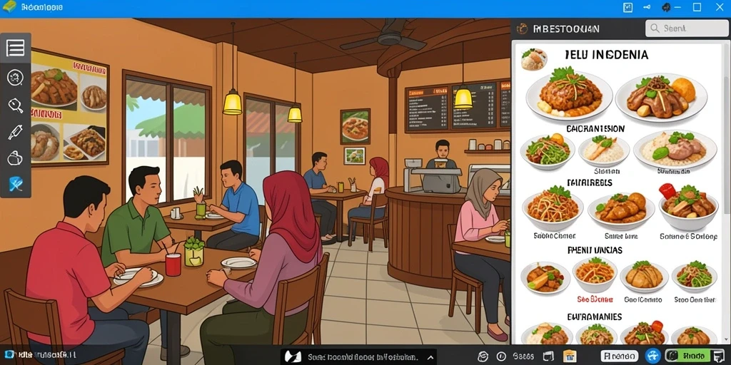 Tampilan antarmuka utama SABATOTO yang menarik.