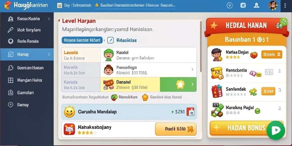 Tampilan antarmuka yang intuitif dan user-friendly.