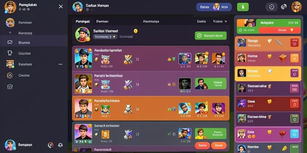 Tangkapan layar permainan yang menampilkan level menantang.